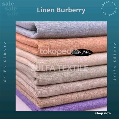 spesifikasi kain linen burberry|LINEN BURBERRY .